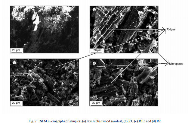 Preparation of rubber wood sawdust-based activated carbon and its use as a filler of polyurethane mat