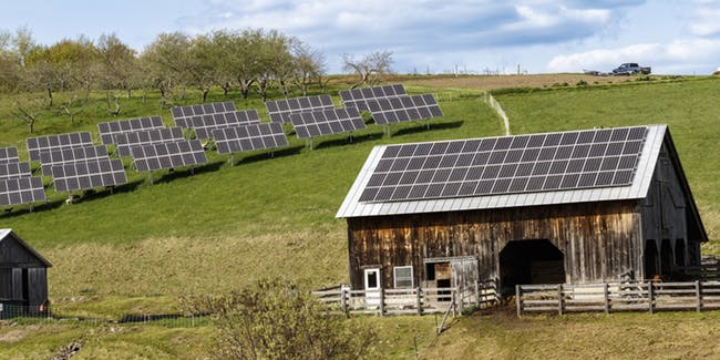 Could a Small Patch of Farmland Meet Humanity's Solar Power Needs?