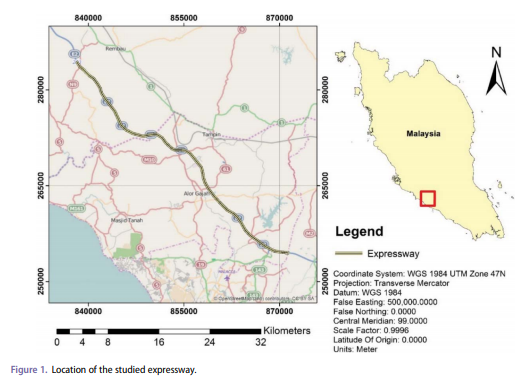 Assessment of the effects of expressway geometric design features on the frequency of accident c