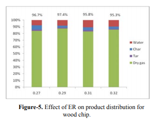 PERFORMANCE AND CARBON EFFICIENCY ANALYSIS OF BIOMASS VIA STRATIFIED GASIFIER 